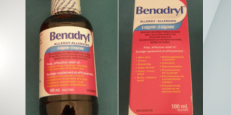Thousands of Benadryl Bottles Recalled Due to Child Poisoning Risk