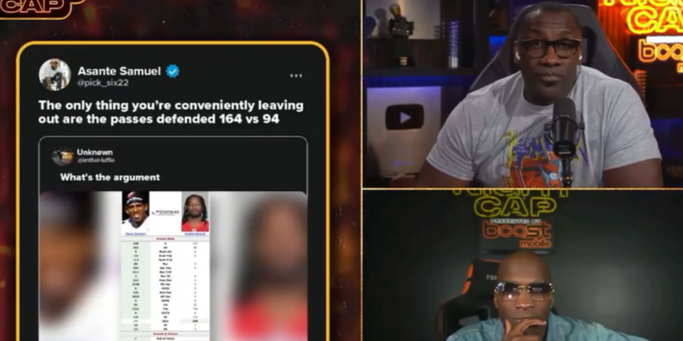 Shannon Sharpe Weighs In on Asante Samuel vs. Deion Sanders Debate