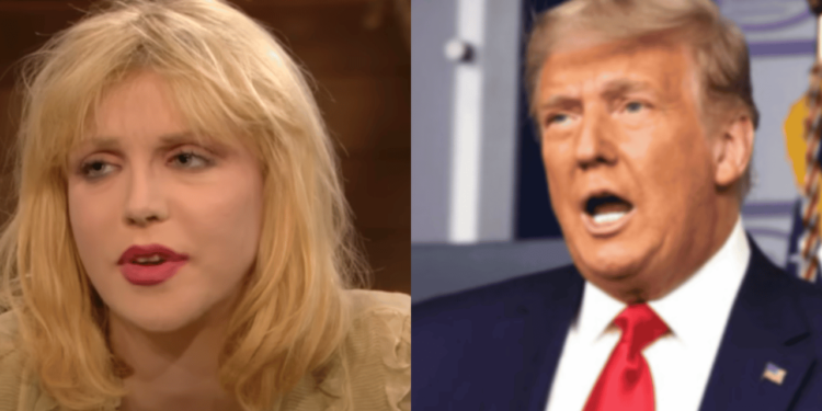 Singer Courtney Love Ditches Trump’s America: "It's Frightening Now"