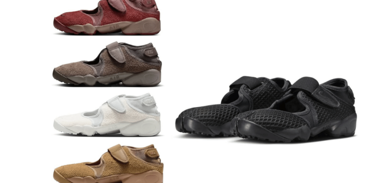 Cop or Flop? Nike Revives the Air Rift in "Black Mesh" & Luxe "Suede Pack" Just in Time for Spring