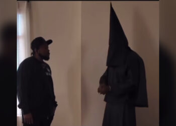 Ye Shows Up to Interview in Black KKK Garb, Claims He Dissed Virgil Abloh Because He's "Evil" [Video]