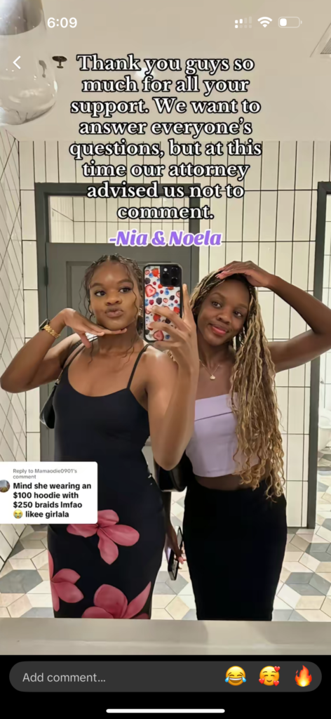 shoppers from H&M incident