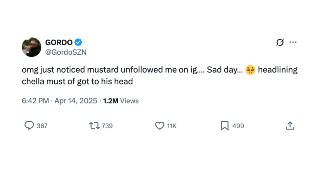 Gordo vs mustard