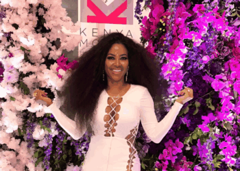 Kenya Moore Hair Spa Seemingly Cleared Out on Video as Eviction Rumors Swirl