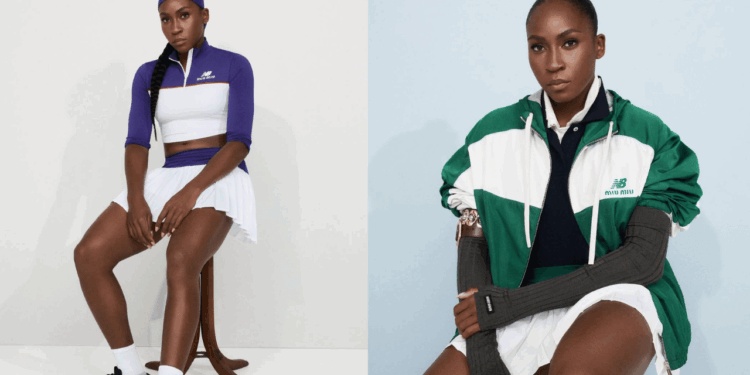 Ballerific Fashion: Tennis Phenom Coco Gauff Leads Luxe New Balance x Miu Miu Collab