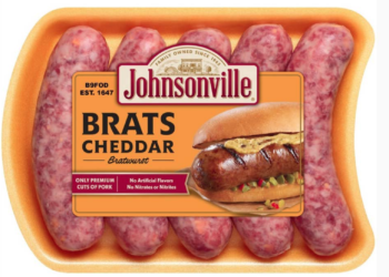 Johnsonville Recalls Cheddar Brats After Plastic Found in Sausages