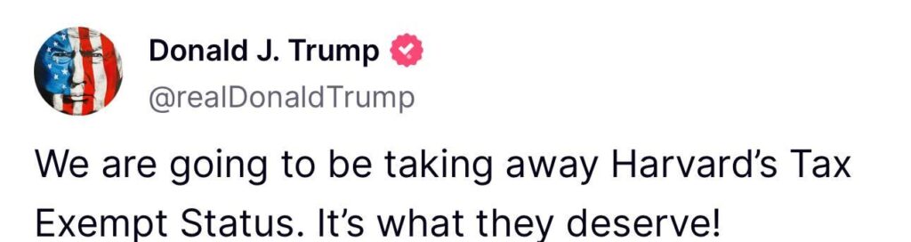 Trump X post