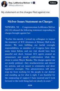 LaMonica McIver Statement