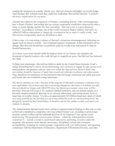 trump admin harvard letter 