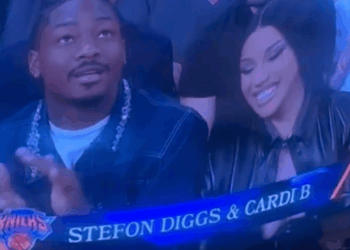 Ballerific Couple: Cardi B and Stefon Diggs Make Courtside Debut at Knicks-Celtics Game [Video]