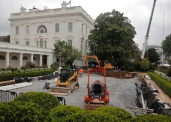 White House Rose Garden renovation