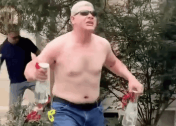 Shirtless Man Bombs Pro-Israel Walk with Molotov Cocktails, FBI Declares It Terrorism [Video]