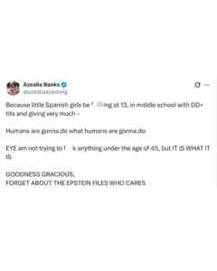Azealia Banks Trump tweets
