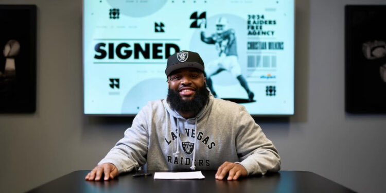 Christian Wilkins Cut by Raiders After Teammate Filed Complaint Over Locker Room Kiss