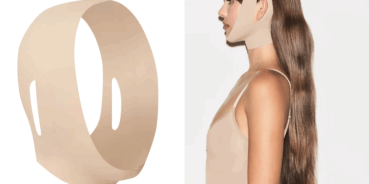 Kim Kardashian’s SKIMS Sculpting Face Wrap Sells Out Minutes After Launch