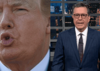 Trump Taunts Stephen Colbert Over "Late Show" Ending: “I Absolutely Love That Colbert Got Fired”