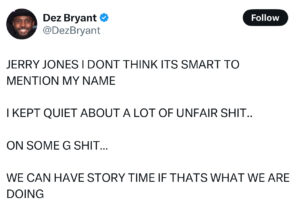 Dez Bryant Jerry Jones