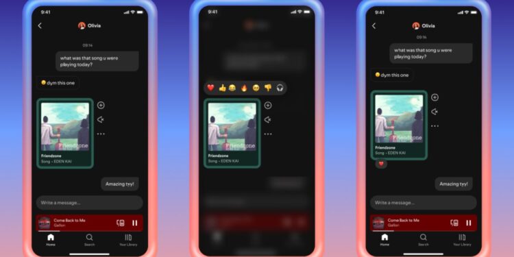 Spotify Rolls Out Direct Messaging, Letting Fans Swap Music Instantly in the App - Baller Alert Spotify Rolls Out Direct Messaging, Letting Fans Swap Music Instantly in the App
