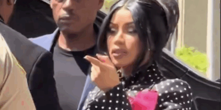 Cardi B Loses It After Stefon Diggs and Offset Baby Rumors Surface Outside Court