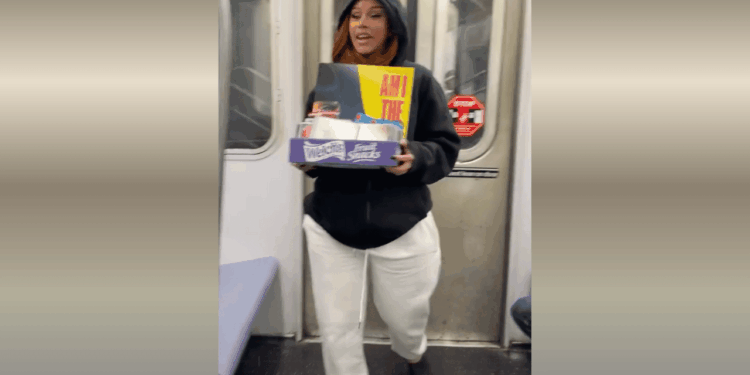Cardi B Sells CDs on the Subway and Jokes She Might Lose Her Home If Album Flops [Video]
