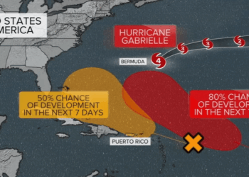 Atlantic Hurricane Season Awakens: Hurricane Gabrielle Surges as Two More Systems Take Shape