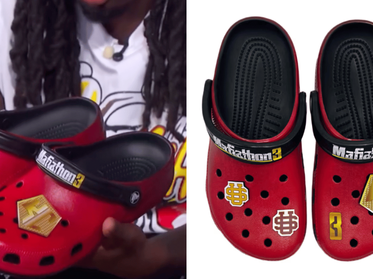 Kai Cenat collab with crocs MAFIATHON 3 Where to Buy Kai Cenat Mafiathon 3 × Crocs (Release & Resale  main image 4