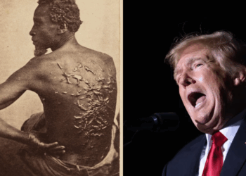 trump removes the scourged back