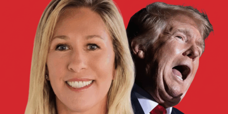 majorie taylor green donald trump