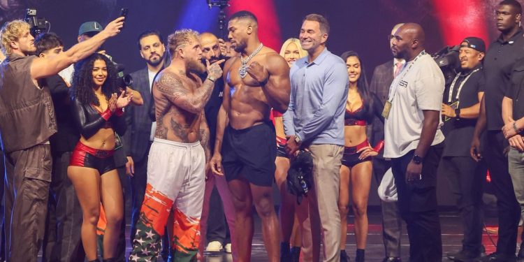 Jake Paul Tells Anthony Joshua "Let’s F**king Kill Each Other" as Netflix Fight Inches Near