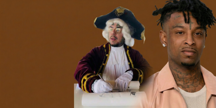 6ix9ine British skit responding to 21 Savage