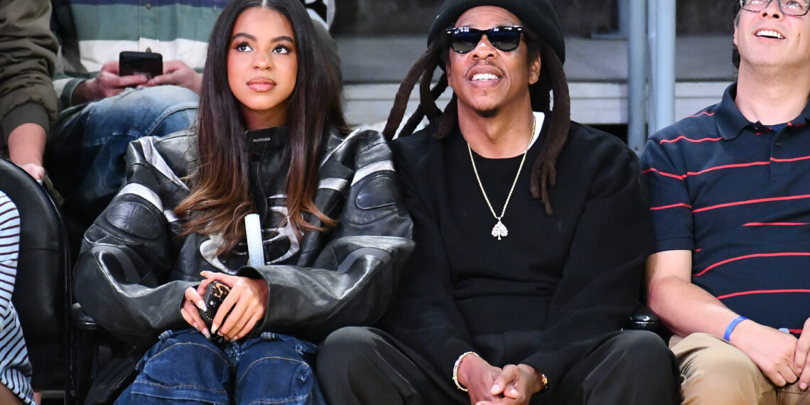That's Baller: Blue Ivy Pops Out With Jay-Z Courtside and Immediately Breaks the Internet