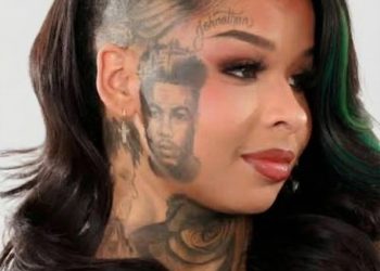 chrisean rock removes blueface tattoo