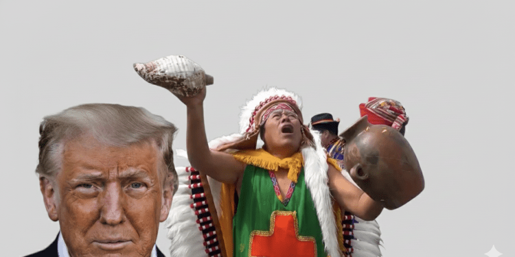Peruvian shamans perform annual ritual while predicting Trump illness in 2026
