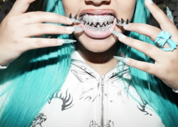 North West Flexes New Diamond "Shark" Grillz and Rare $22,000 Kicks For Christmas