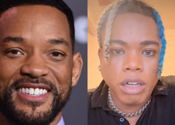 Will Smith performing on stage during 2025 world tour