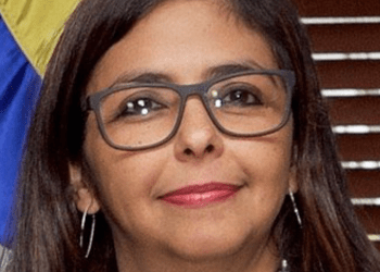 Delcy Rodriguez Venezuela speech demanding Maduro release