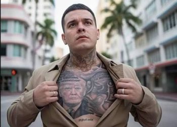 Cuban Trump Supporter El Oski Faces Deportation Fear Despite Having Trump’s Face Tattooed On His Neck