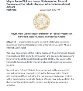 andre dickens statement