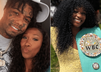 Karlissa Saffold Calls Out Claressa Shields to “Tell Her Man to Fight Blueface” After Son’s Boxing Loss