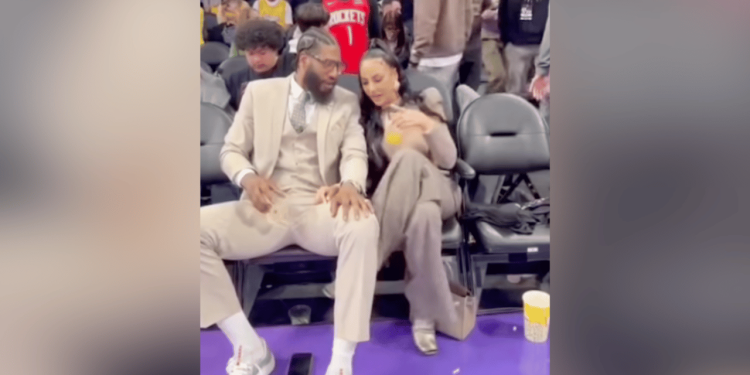 Ballerific Couple Alert? Iman Shumpert and Delicia Cordon Caught Looking Cozy Courtside at Lakers Game
