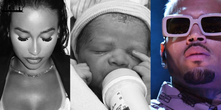 Chris Brown Jada Wallace baby announcement