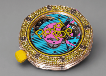 That's Baller: Celebrity Jeweler Alex Moss Ices Out The AP x Swatch Royal Pop And Turns A $400 Watch Into A Luxury Flex