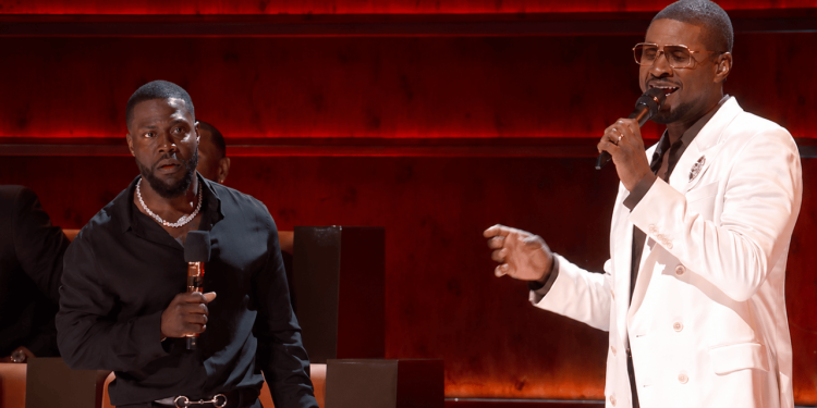 Usher Opened The Roast Of Kevin Hart By Turning “Burn” Into A Diss Track And Kevin Was Speechless