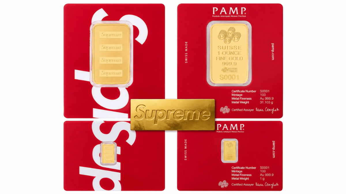 Supreme Gold Bars Drop With PAMP Suisse In Ultra-Limited Release