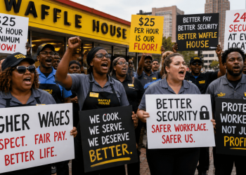 Atlanta Waffle House Workers Said “Enough” After Claims of Unsafe Shifts, Missing Tip Money, and Forced Meal Charges