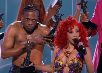 Cardi B Raps “Do She Even Got A BET Award?” Then Wins One Onstage