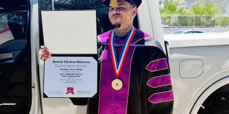 Chris Brown Lands An Honorary Doctorate In Visual And Performing Arts
