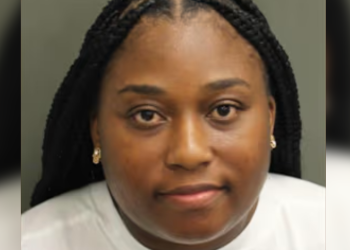 Crystal Lawson booking photo after Orange County arrest for leaking court database info