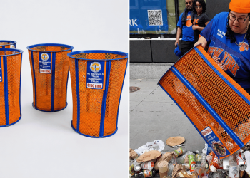 NYC Sanitation Claps Back With Knicks Trash Can Giveaway After JPMorgan Exec’s Viral Theft