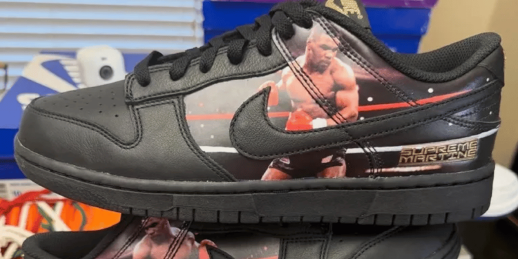 Mike Tyson’s Youngest Heavyweight Champion Moment Is Being Turned Into A Rare Nike Dunk Low Collab - Baller Alert Mike Tyson’s Youngest Heavyweight Champion Moment Is Being Turned Into A Rare Nike Dunk Low Collab